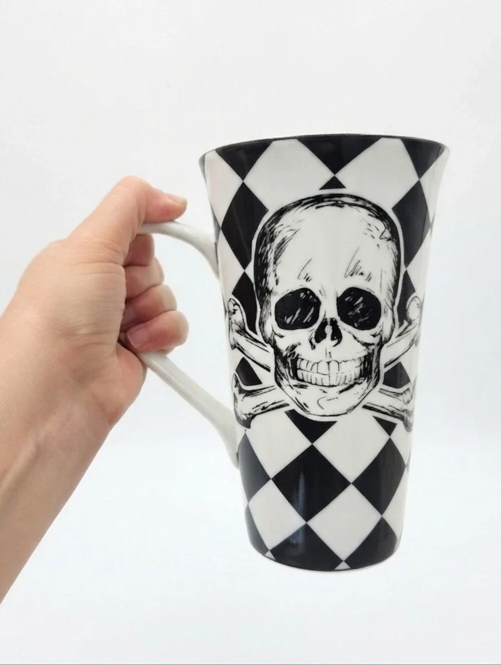 Skulls By Coventry Porcelain Tall Coffee Latte Mug PTS Replacement Discontinued